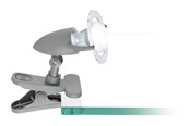 Lampen - EGLO LYDIA klemarmatuur, zilver - 85155