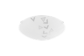Lampen - EGLO MARS wandarmatuur/plafonniÃ¨re, motief driehoek - 80263