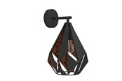Lampen - EGLO CARLTON 1 Wandarmaturen, zwart, koper - 49992