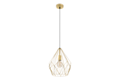 Lampen - EGLO CARLTON hanglamp, goudkleuren - 49933