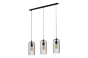 Lampen - EGLO ROCCAMENA hanglamp, zwart, koper - 49645