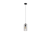 Lampen - EGLO ROCCAMENA hanglamp, zwart, koper - 49644