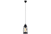 Lampen - EGLO BRADFORD hanglamp, helder - 49213