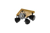 Lampen - EGLO GATEBECK spot, zwart - 49079
