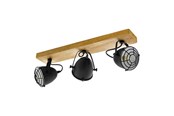Lampen - EGLO GATEBECK spot, zwart - 44093