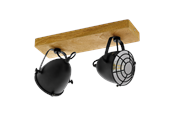 Lampen - EGLO GATEBECK spot, zwart - 44092