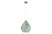Lampen - EGLO CARLTON-P hanglamp, pastel lichtgroen - 49026