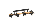 Lampen - EGLO HORNWOOD Plafondarmaturen, bruin - 43558