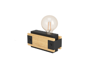 Lampen - EGLO LAYHAM Tafellampen, bruin, zwart - 43469