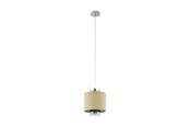 Lampen - EGLO MEDIOUNA hanglamp, beige - 43393