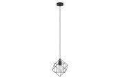 Lampen - EGLO STRAITON hanglamp, zwart - 43358