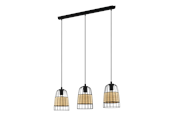 Lampen - EGLO ANWICK hanglamp, natuur - 43313