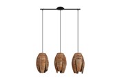 Lampen - EGLO MONGU 1 hanglamp, bruin - 43295