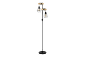 Lampen - EGLO TOWNSHEND 5 Staande lampen, zwart, bruin - 44081