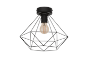 Lampen - EGLO TARBES Plafondarmaturen, zwart - 43004