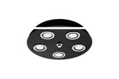 Lampen - EGLO GRATTINO Plafondarmaturen, zwart, helder - 33805