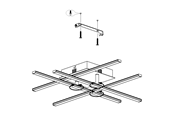 Lampen - EGLO TOWNSHEND 3 spot, bruin, wit - 99484