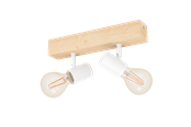 Lampen - EGLO TOWNSHEND 3 spot, bruin, wit - 99483