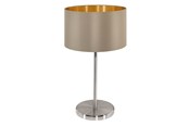 Lampen - EGLO MASERLO Tafellampen, taupe, goud - 31629