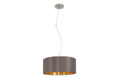 Lampen - EGLO MASERLO hanglamp, cappucino, goud - 31608