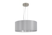 Lampen - EGLO MASERLO hanglamp, grijs, zilver - 31606