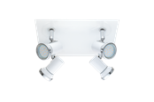 Lampen - EGLO TAMARA 1 spot, wit, chroom - 31264