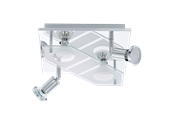 Lampen - EGLO CABO 1 wandarmatuur/plafonnière, wit, helder - 31134