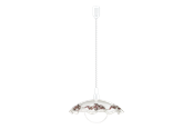 Lampen - EGLO VETRO hanglamp, wit, lila, zwart - 3041