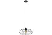 Lampen - EGLO CARLTON 2 hanglamp, zwart - 49487