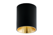 Lampen - EGLO POLASSO Plafondarmaturen, zwart, goud - 94502
