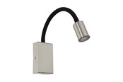 Lampen - EGLO TAZZOLI Wandarmaturen, nikkel-mat, zwart - 96567