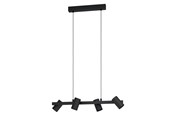 Lampen - EGLO GATUELA 1 hanglamp, zwart - 99463