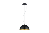 Lampen - EGLO GAETANO 1 hanglamp, zwart, goud - 94935