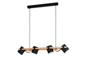 Lampen - EGLO HORNWOOD hanglamp, bruin - 43424