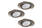Lampen - EGLO TEDO inbouwarmatuur, nikkel-mat - 31689