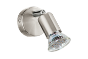 Lampen - EGLO MINI spot, nikkel-mat - 31411
