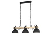 Lampen - EGLO LUBENHAM hanglamp, zwart, bruin - 43163