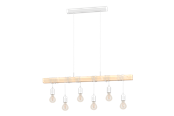 Lampen - EGLO TOWNSHEND hanglamp, bruin - 43705
