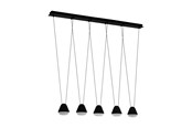 Lampen - EGLO PALBIETA hanglamp, helder, satijn - 99013