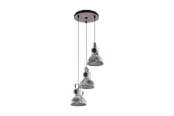 Lampen - EGLO BARNSTAPLE hanglamp, tweedehandsoptiek zink - 49647