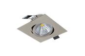 Lampen - EGLO SALICETO inbouwarmatuur, nikkel-mat - 98304