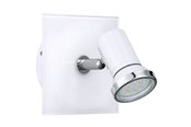 Lampen - EGLO TAMARA 1 spot, wit, chroom - 31262
