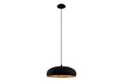 Lampen - EGLO MOGANO 1 hanglamp, zwart, koper - 94605