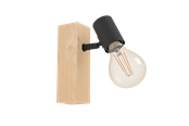 Lampen - EGLO TOWNSHEND 3 spot, bruin, zwart - 99477