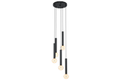 Lampen - EGLO CORTENOVA hanglamp, zwart - 98058