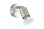Armaturen & Lampen - EGLO LED spot BUZZ-LED spot, nikkel-mat GU10 - 92595