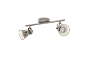 Lampen - EGLO SERAS spot, nikkel-antiek, crÃ¨me - 96553