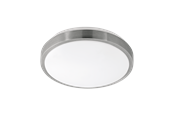 Lampen - EGLO COMPETA 1 wandarmatuur/plafonniÃ¨re, wit, nikkel-mat - 96032