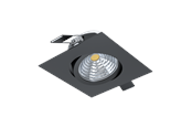 Lampen - EGLO SALICETO inbouwarmatuur, zwart - 98611