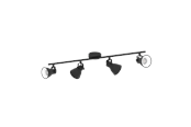 Lampen - EGLO SERAS 2 spot, zwart - 98408